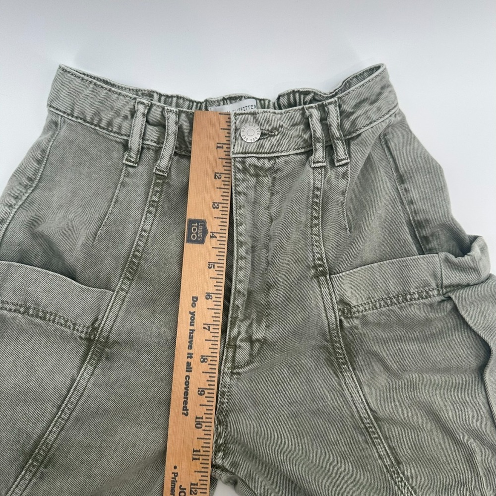 Urban Outfitters Jeans Womens XS Gray Denim Cargo Utility Pockets Outdoor - Picture 8 of 10